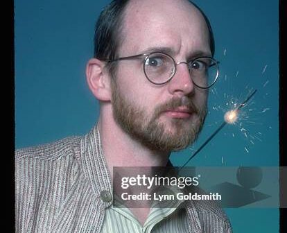 Michael O'Donoghue é um escritor do programa de televisão Saturday Night Live. (Foto de Lynn Goldsmith/Corbis/VCG via Getty Images)