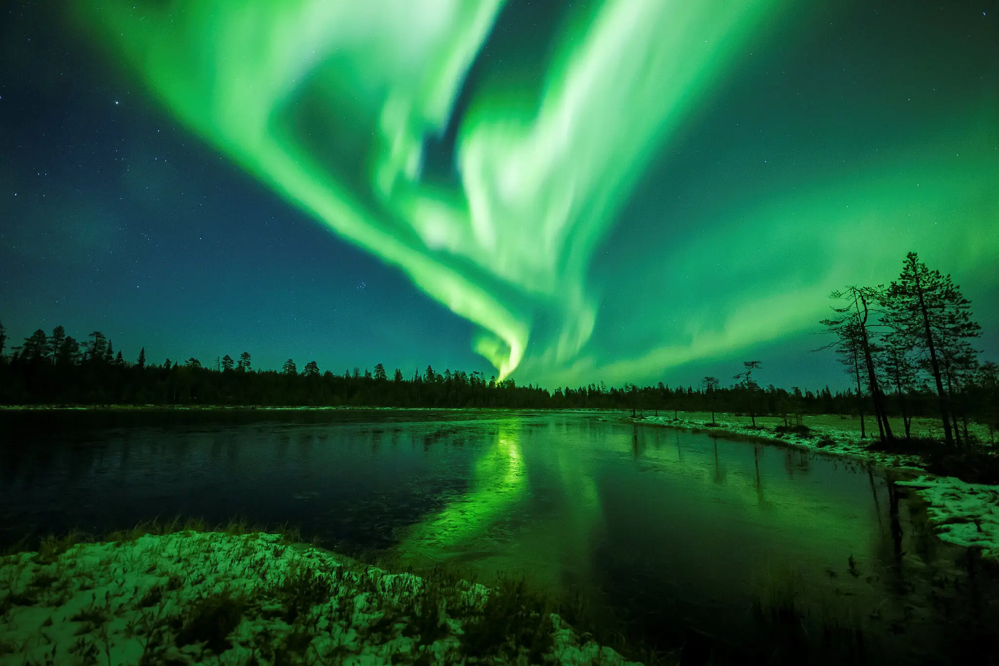 A maior conquista do Dr. Feynman foi entender a origem das auroras, aquelas exibições deslumbrantes e psicodélicas de cores que inflamam os céus noturnos.Crédito...Alexander Kuznetsov/Reuters