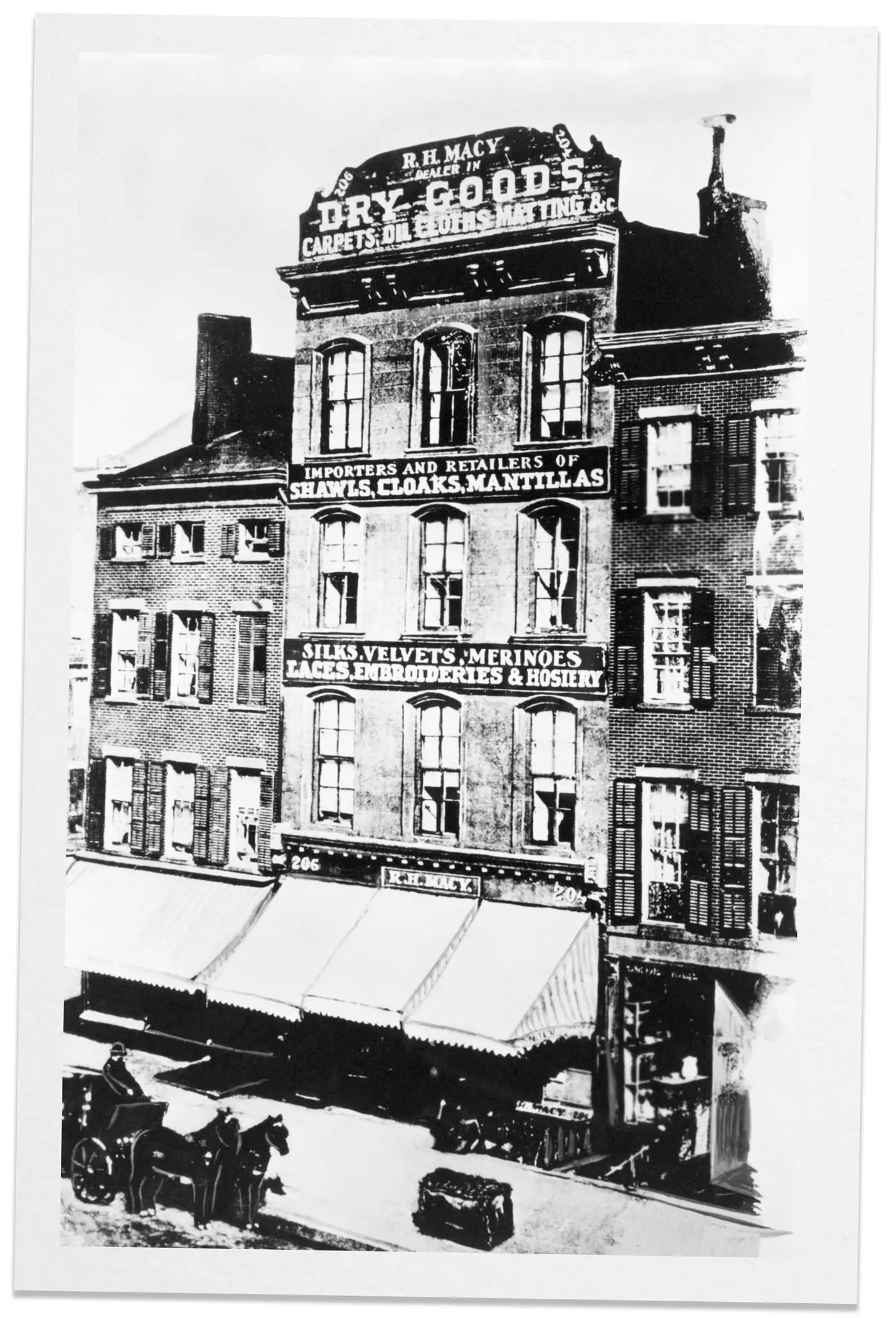 A RH Macy's original, na 14th Street e na Sixth Avenue.Crédito...Macy's