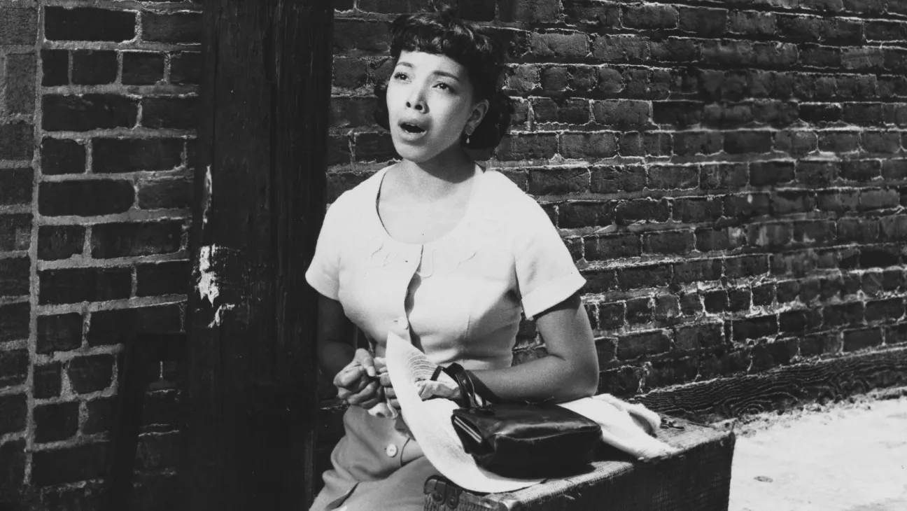 Olga James como Cindy Lou no filme de 1954 'Carmen Jones'. Coleção John Springer/CORBIS/Corbis via Getty Images