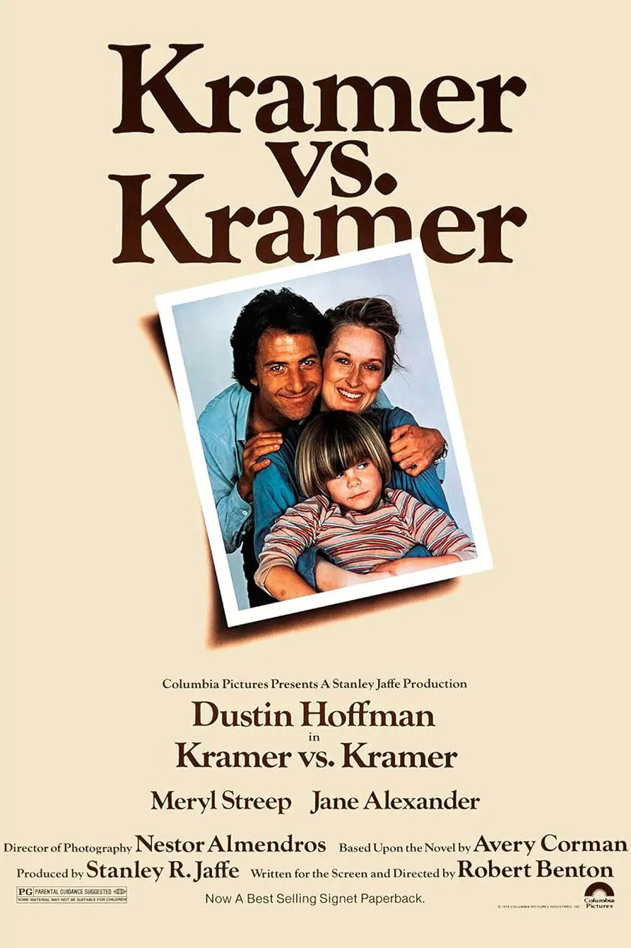 Além de ganhar o prêmio de melhor filme, “Kramer vs. Kramer” também ganhou os prêmios de melhor ator (Dustin Hoffman) e melhor atriz coadjuvante (Meryl Streep).Crédito...Stanley Jaffe Productions/Columbia Pictures