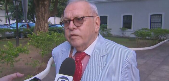 Marcos Vilaça, escritor pernambucano e membro da Academia Brasileira de Letras (ABL), em imagem de arquivo — Foto: Acervo/TV Globo