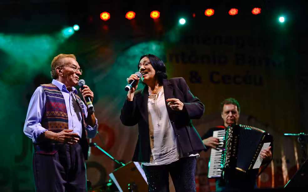 Antônio Barros e Ceceu, parceria de vida e de carreira — Foto: Rafael Passos/Secom-JP