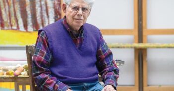 Wolf Kahn, que pintou paisagens vibrantes. Christopher Burke