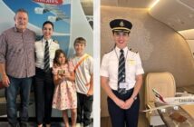 Karina Buchalla Lutkus realizou seu voo final de cheque e se tornou a primeira brasileira comandante do maior modelo avião comercial de passageiros do mundo, o Airbus A380.