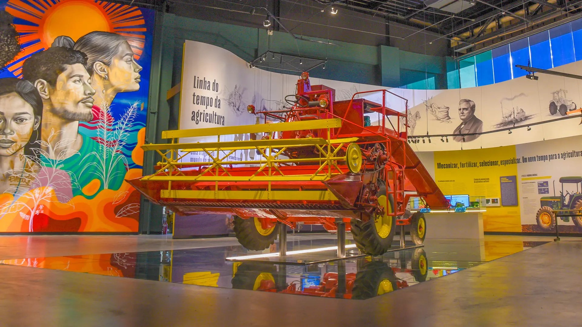 A SLC 65-A representou um salto industrial e tecnológico inédito na agricultura brasileira. Crédito: Betina Cesa/Divulgação MEA.