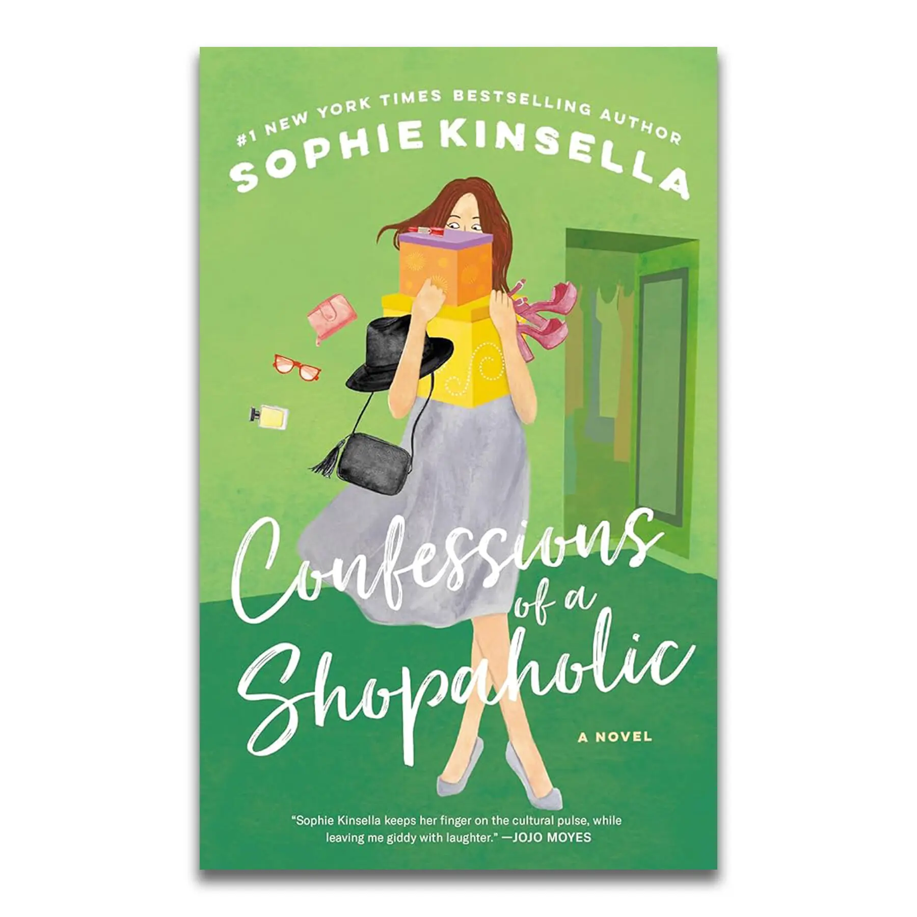 A Sra. Madeleine Wickham presumiu que seu primeiro romance seria um caso isolado e o escreveu sob o pseudônimo de Sophie Kinsella, pensando que "se for um fracasso total, não terá absolutamente nada a ver comigo".