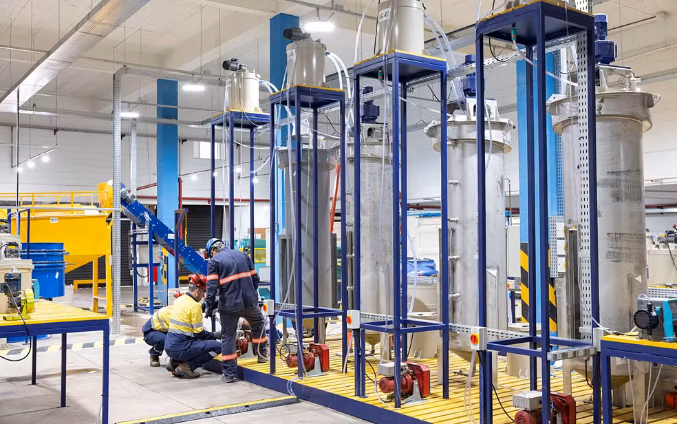 Laboratório de extração de terras raras é inaugurado em Poços de Caldas — Foto: Meteoric/Divulgação