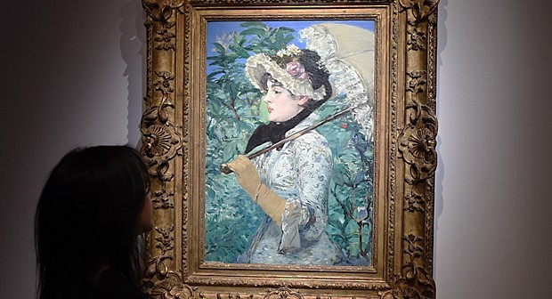 O quadro 'A Primavera', do pintor francês Édouard Manet. (Foto: Don Emmert/AFP)