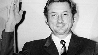 Theo Albrecht em uma rara imagem pública, de 1971 (AP)