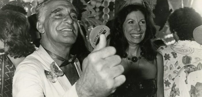 O cineasta Carlos Niemeyer com a socialite Anna Maria Tornaghi