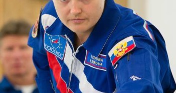 Elena Serova será a primeira mulher na ISS desde 1997 (Foto: AFP)