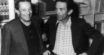 Sandro Penna à esquerda