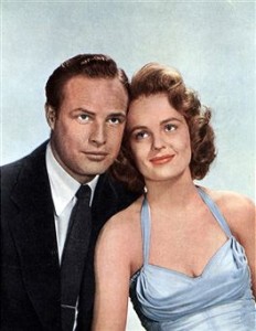 Marlon Brando e Mary Murphy em 1953