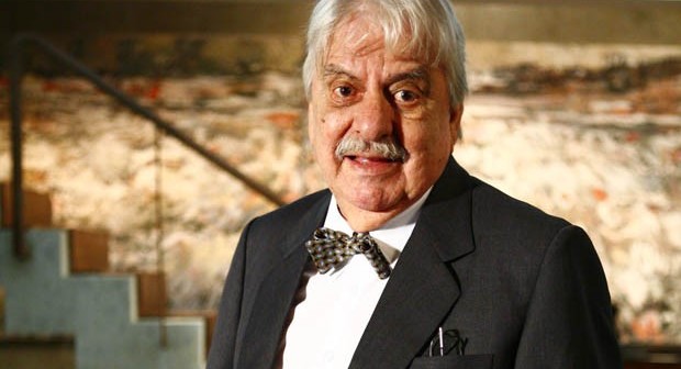 Hugo Carvana durante a novela Três Irmãs, de 2008 (Foto: Fabrício Mota/TV Globo)