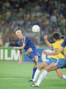 Ingesson também enfrentou a Seleção Brasileira na Copa de 1990 (Foto: David Cannon / Getty Images)