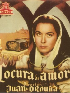 Cartaz de 'Loucura de amor', primeiro filme de Aurora, de 1950 (Foto: Divulgação)