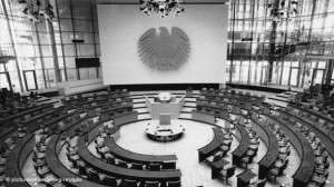 Plenário do antigo Parlamento alemão em Bonn