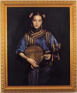 Chen Yifei foi muito ativo na área de pintura a óleo tanto na China como no exterior.