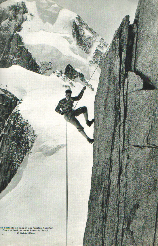 Gaston Rébuffat, foi um dos melhores alpinistas franceses em meados do