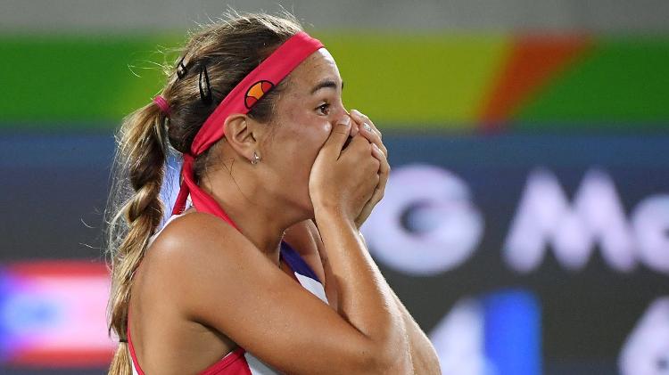Monica Puig é medalha de ouro no tênis (Foto: Toby Melville/Reuters)