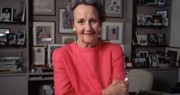 Editora do Washington Post Katharine Graham, a mulher mais influente da história da imprensa americana. (Foto: Wally McNamee / Corbis via Getty Images/ TODOS OS DIREITOS RESERVADOS))