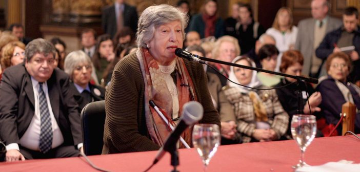 Chicha Mariani, fundadora das Avós da Praça de Maio
