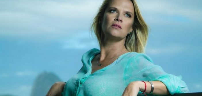 Primeira mulher a cobrir Fórmula 1 no Brasil, Mariana Becker. (Foto: Leo Martins/Agência O Globo)