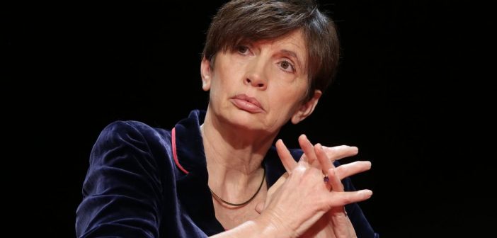 Michèle Léridon (alors Directrice de l'information a l'AFP) le 21 Novembre 2015 à la première journée d'éducation aux médias © Maxppp / Vincent Isore