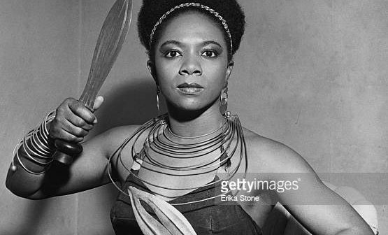 American dancer and choreographer Pearl Primus (1919 - 1994), circa 1950. (Photo by Erika Stone/Getty Images)
