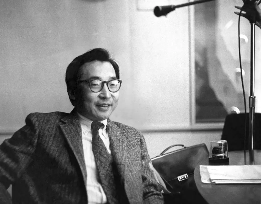 Chou Wen-chung , mostrado em Nova York em 1970, também foi o apresentador de “The Music of East Asia” na estação de rádio de música clássica de Nova York WNCN. (Crédito: Eric Pequeno)