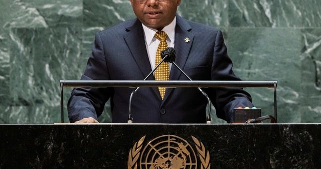 Abdulla Shahid, presidente da Assembleia Geral da ONU desde 2021 — Foto: Justin Lane/Pool via Reuters