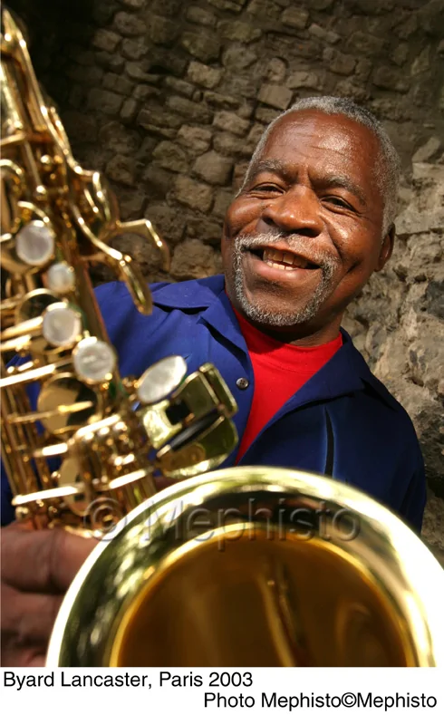 Byard Lancaster, saxofonista de jazz. (Crédito da foto: Henri SELMER Paris / DIREITOS RESERVADOS)
