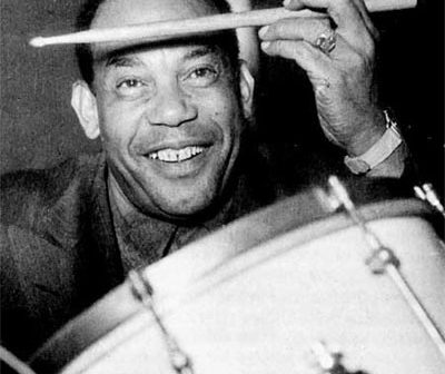 Zutty Singleton, baterista de jazz de 2 eras. (Crédito da foto: CORTESIA DISCOGS / REPRODUÇÃO /DIREITOS RESERVADOS)
