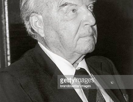 Ernst Krenek, compositor austríaco. Fotografia. 1981. (Foto por Imagno/Getty Images) [Ernst Krenek, oesterr. Komponist. Fotografia. 1981]