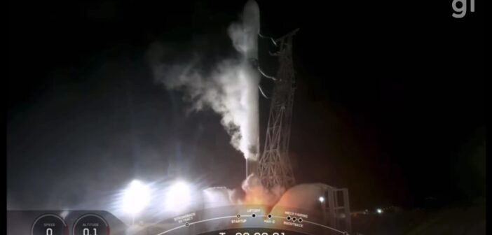 Nanossatélite de joint-venture da Embraer é lançado nos EUA. — Foto: Reprodução/Youtube