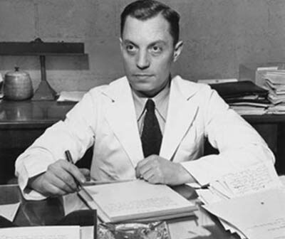 Dr. Ancel Keys, Promotor da Dieta Mediterrânea. (Crédito da fotografia: Cortesia © Chaves de cancelamento do IIS/ REPRODUÇÃO/ DIREITOS RESERVADOS)