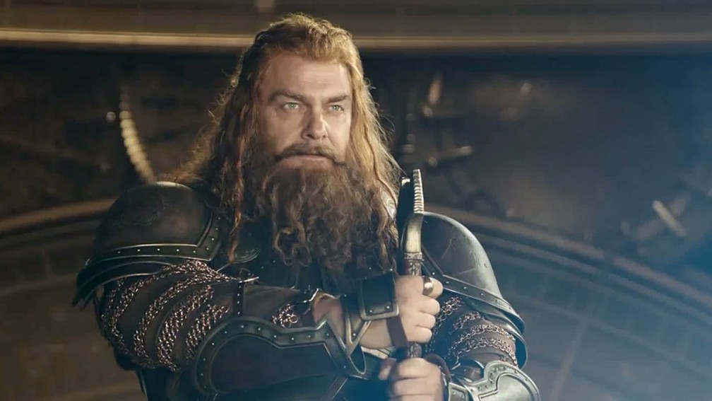Ray Stevenson interpretou Volstagg nos três filmes do Thor, estrelados por Chris Hemsworth — Foto: Reprodução