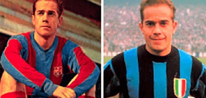 Luis Suárez se destacou intensamente tanto no Barcelona quanto na Inter de Milão. Mas também brilhou na seleção da Espanha – Foto: Jacques Boisleme e Snake90/wikimedia commons / Jogada10