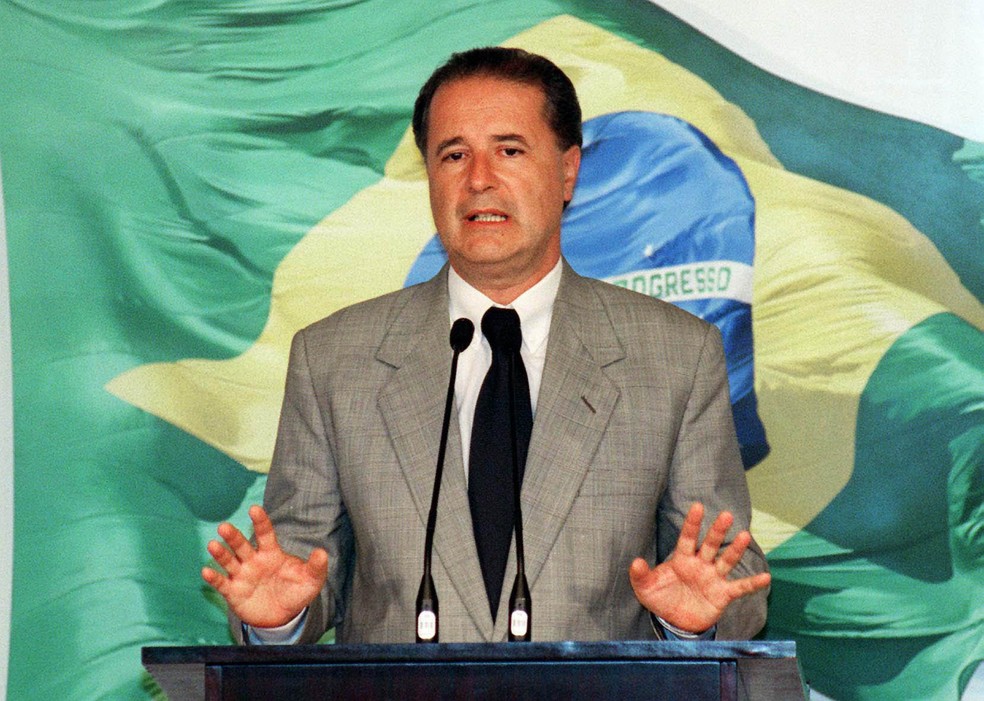 Sérgio Amaral em imagem de novembro de 1997 — Foto: Ed Ferreira/Estadão Conteúdo/Arquivo