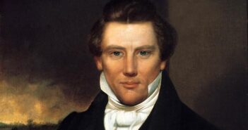 Retrato de Joseph Smith, datado de 1842, de autor desconhecido — Foto: DOMÍNIO PÚBLICO via BBC