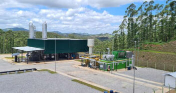 Usina inaugurada em Jambeiro, São Paulo, tem capacidade de produzir 30.000 m³ por dia de biometano e pode gerar 170.000 toneladas de créditos de carbono por ano Foto: Divulgação/ Multilixo © Fornecido por Estadão