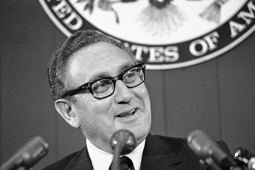 O secretário de Estado Henry Kissinger em 12 de outubro de 1973 — (Foto: AP Photo, File)