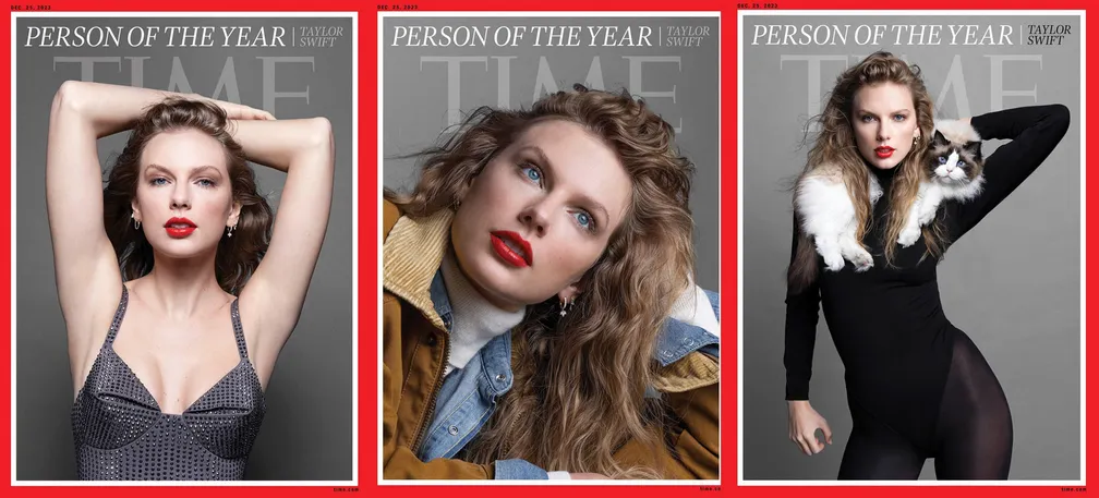 Taylor Swift é eleita a 'pessoa do ano' pela revista Time — Foto: Reprodução/Instagram