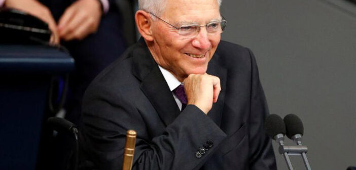 Wolfgang Schaeuble, membro do Parlamento alemão por mais de meio século 24/10/2017 REUTERS/Hannibal Hanschke © Thomson Reuters