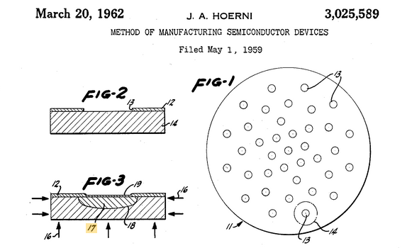 Jean Hoerni , cientista que inventou uma estrutura plana de transistores.