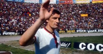 Gigi Riva na temporada mágica do Cagliari em 1970 HUM Images/Universal Images Group via Getty Images