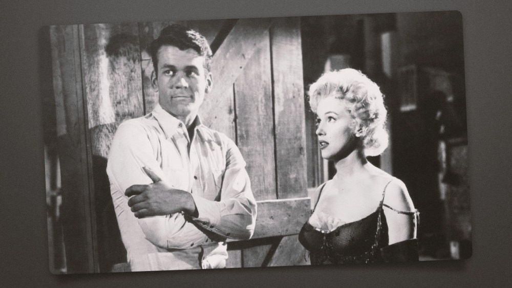 Don Murray e Marilyn Monroe em ‘Bus Stop’, CORTESIA DA EVERETT COLLECTION