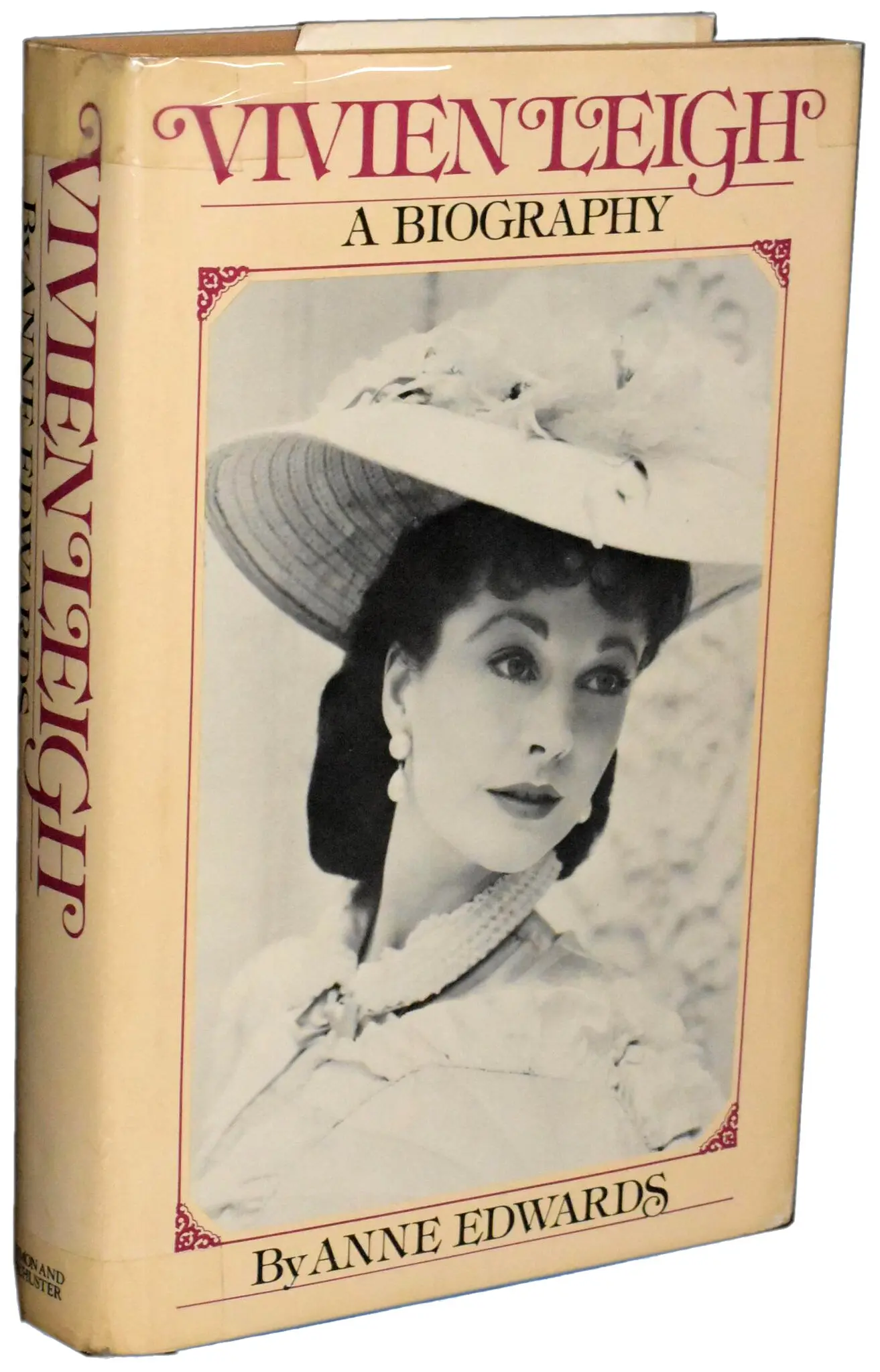 A biografia de Vivien Leigh escrita por Edwards, publicada em 1977, passou 19 semanas na lista de best-sellers de capa dura do The New York Times. (Crédito da fotografia: Simon & Schuster)
