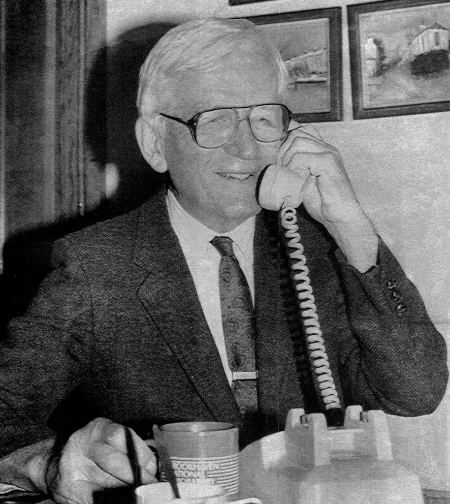 Norman F. Ramsey em 1989. (Crédito da fotografia: Imprensa Associada)